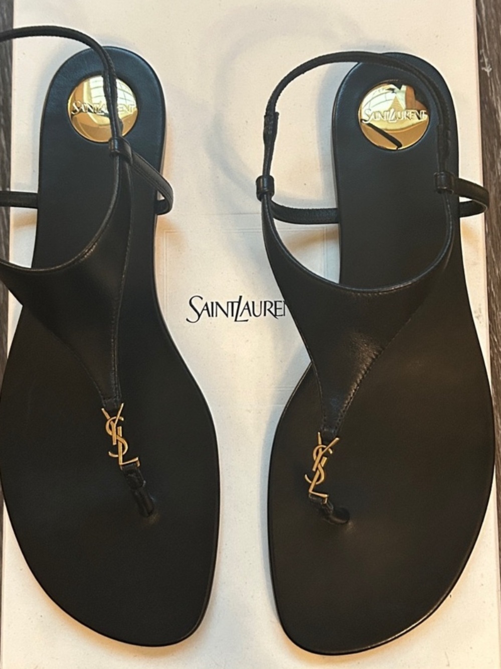 Saint Laurent NWT Cassandra Sandals - Picture 4 of 10